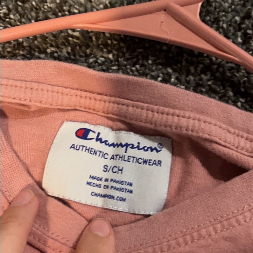 champion crop top, size small